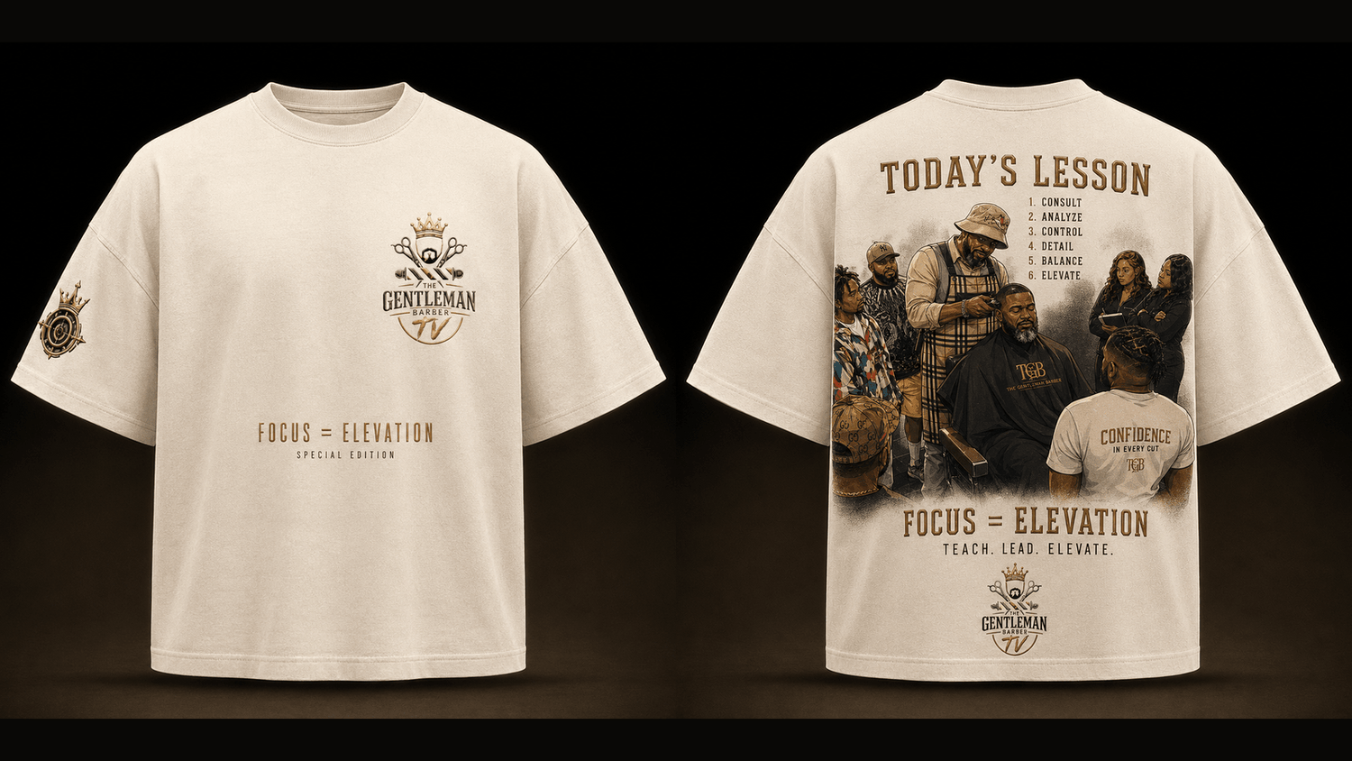 Focus = Elevation - The Gentleman Barber Clothing