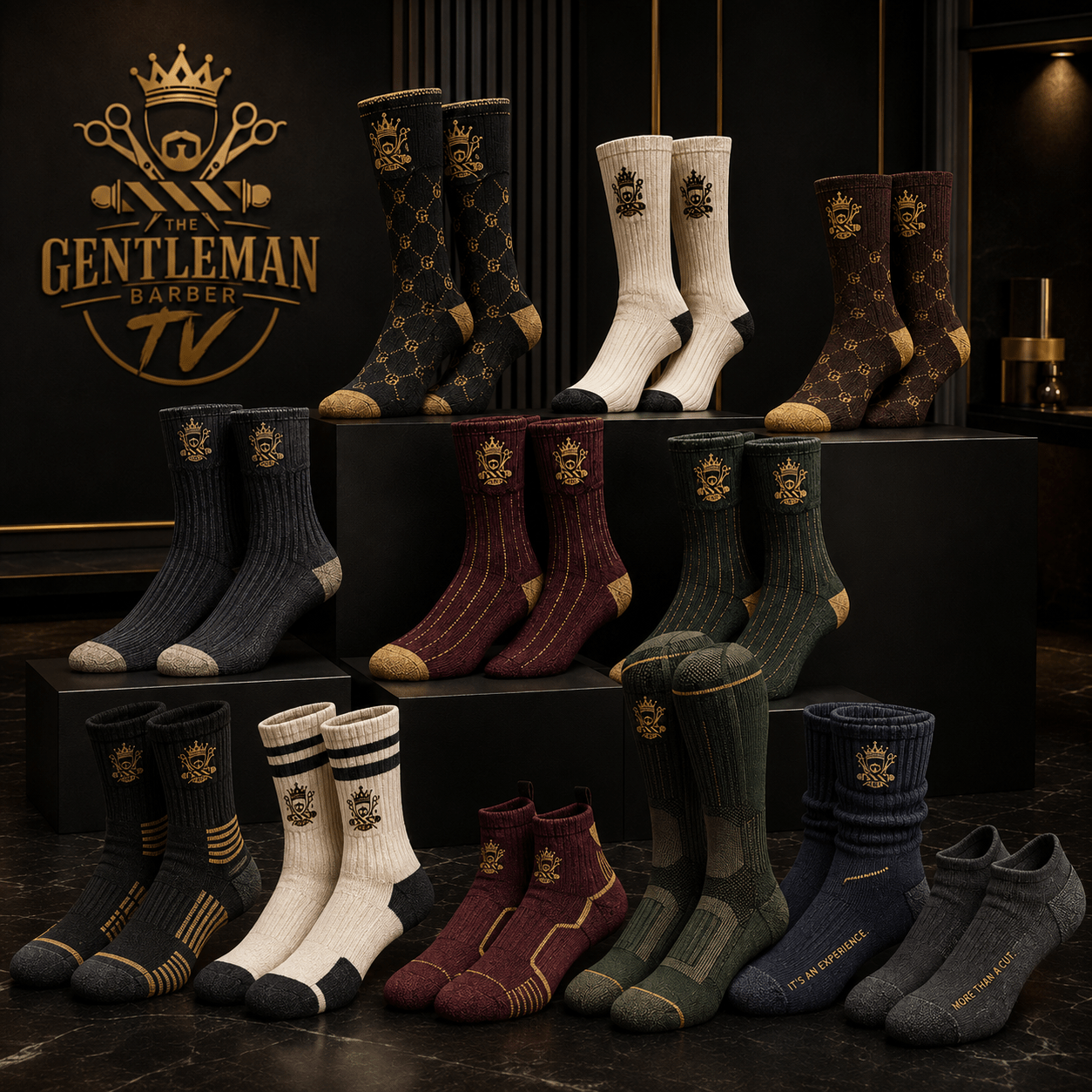 TGB Athletic Socks - The Gentleman Barber Clothing