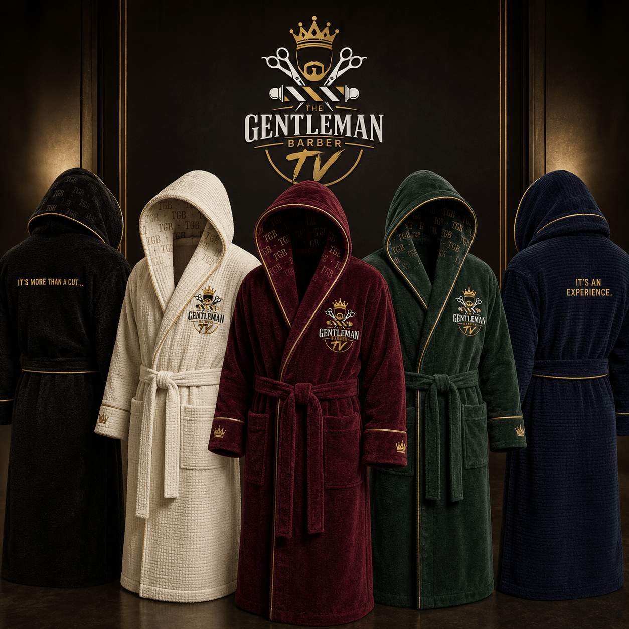 TGB Hooded Robes - The Gentleman Barber Clothing