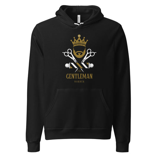 Bearded King Hoodie — Black - The Gentleman Barber Clothing