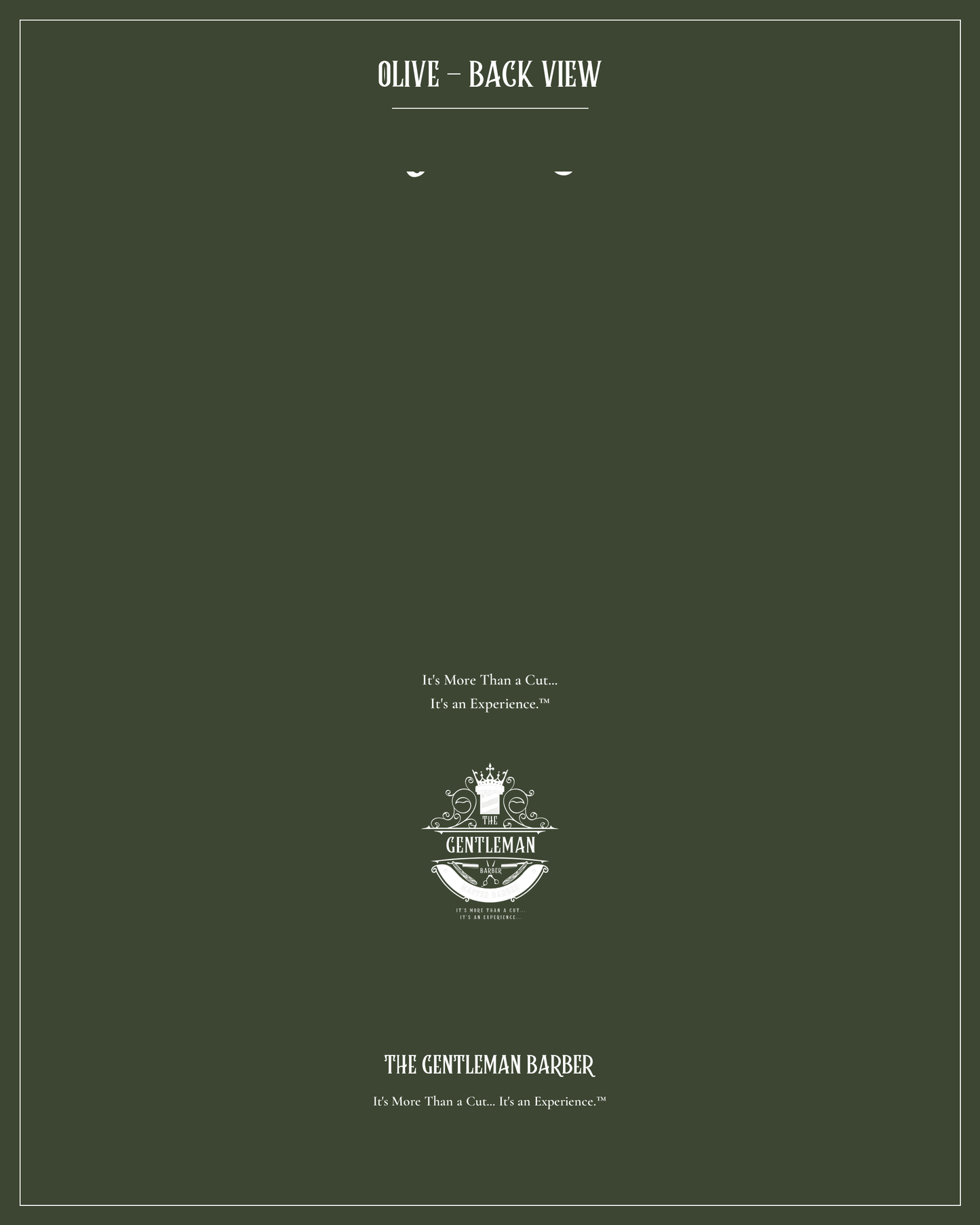 The Gentleman Barber Scrubs Set — Olive