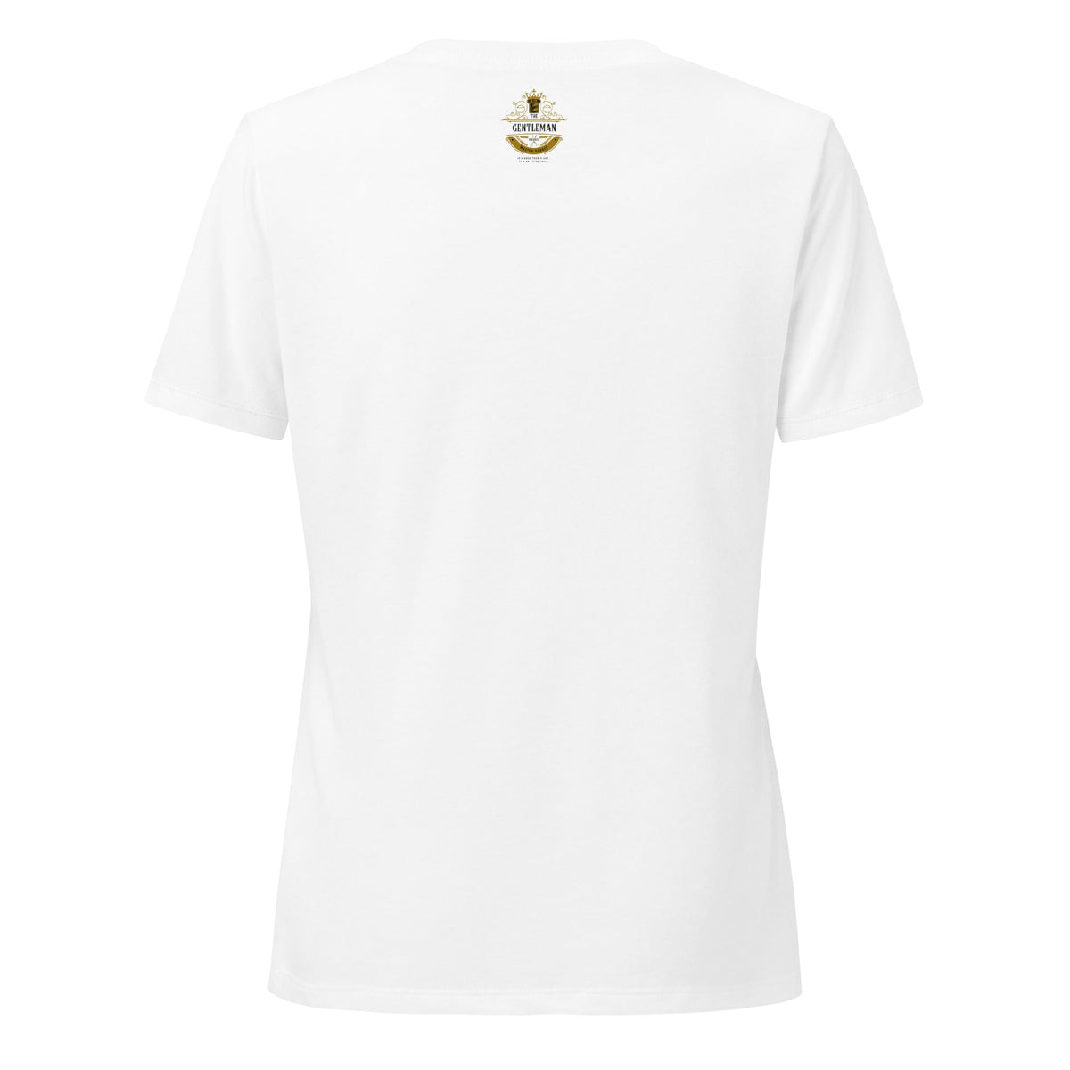 TGB Deep V-Neck Tee — White - The Gentleman Barber Clothing