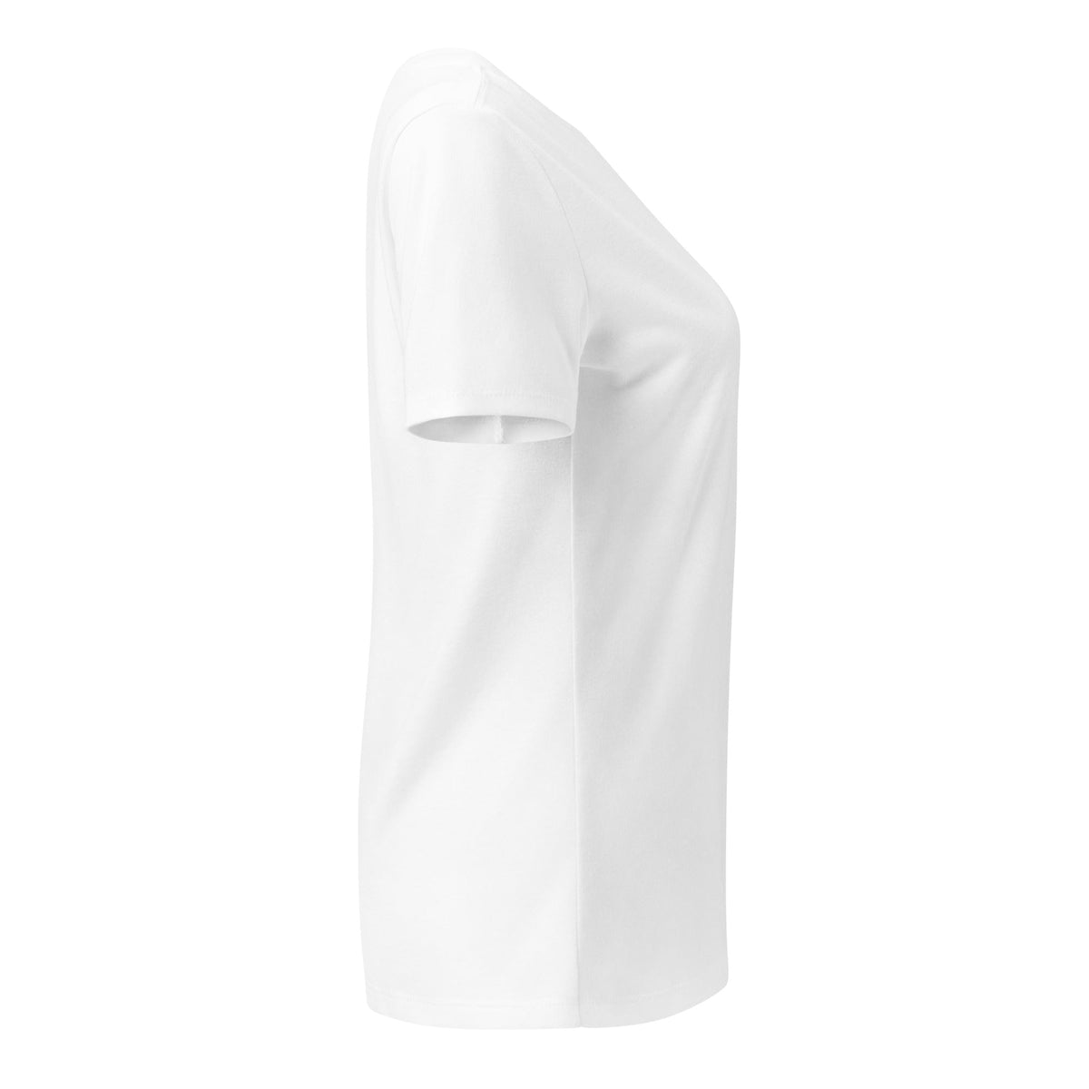 TGB Deep V-Neck Tee — White - The Gentleman Barber Clothing