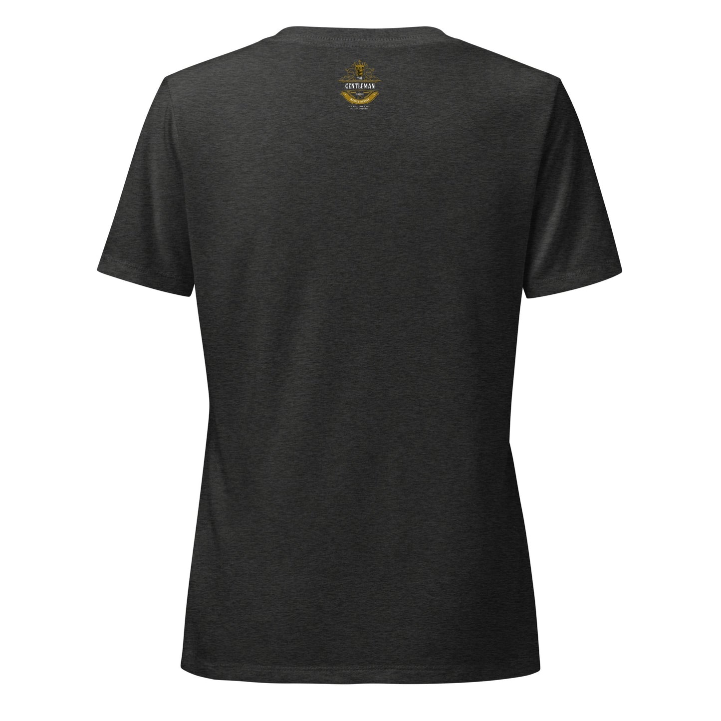T.G.B. Women's V-Neck — Dark Grey - The Gentleman Barber Clothing