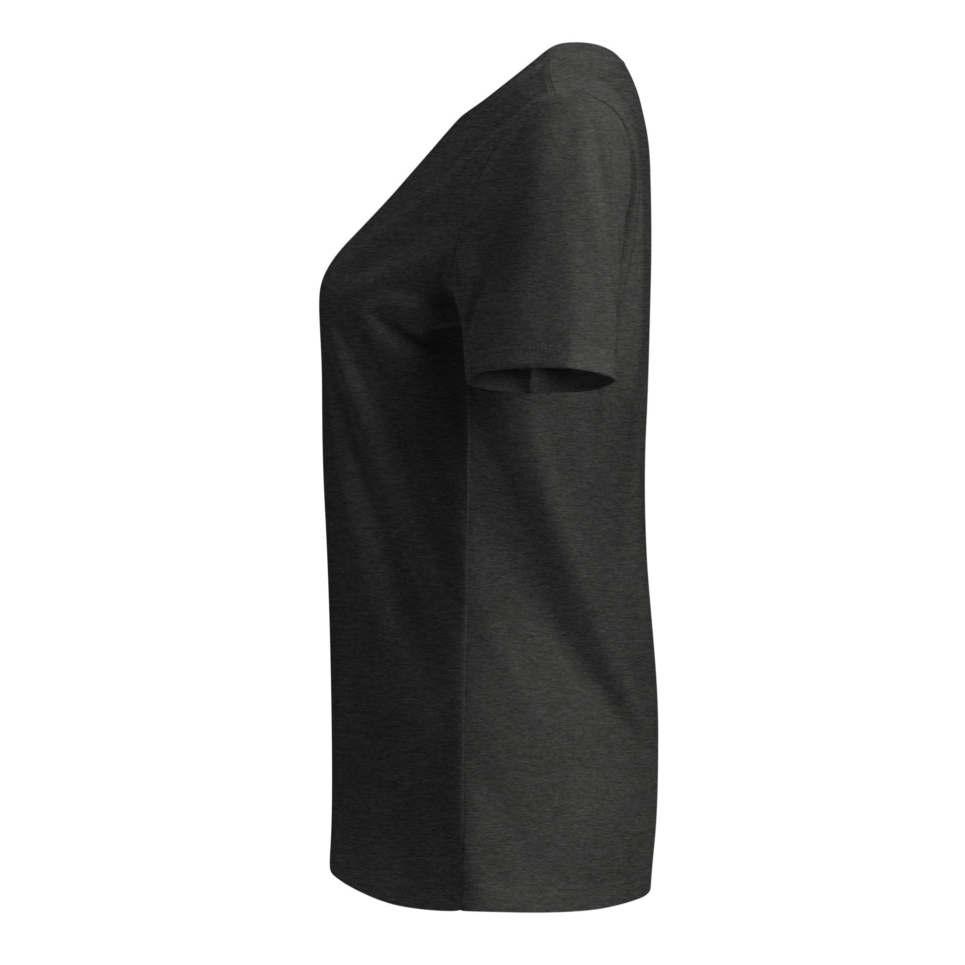 T.G.B. Women's V-Neck — Dark Grey - The Gentleman Barber Clothing