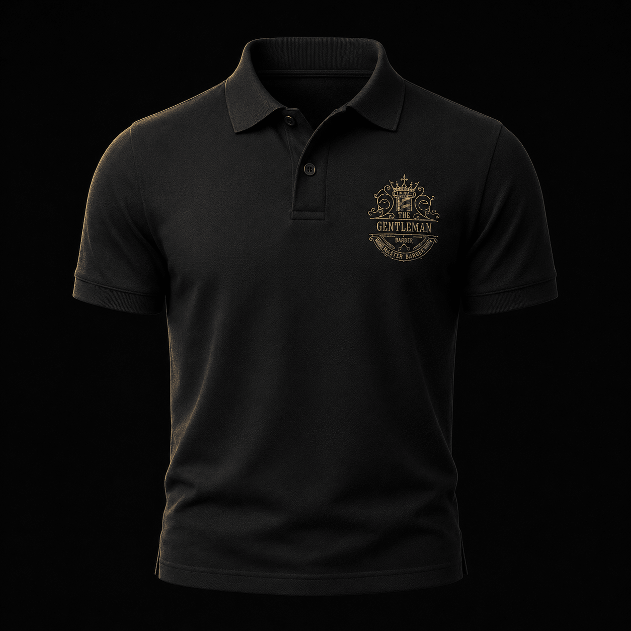 The Experience Polo — Black - The Gentleman Barber Clothing