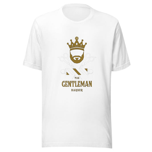 The Gentleman Barber Bearded King Tee — Black - The Gentleman Barber Clothing