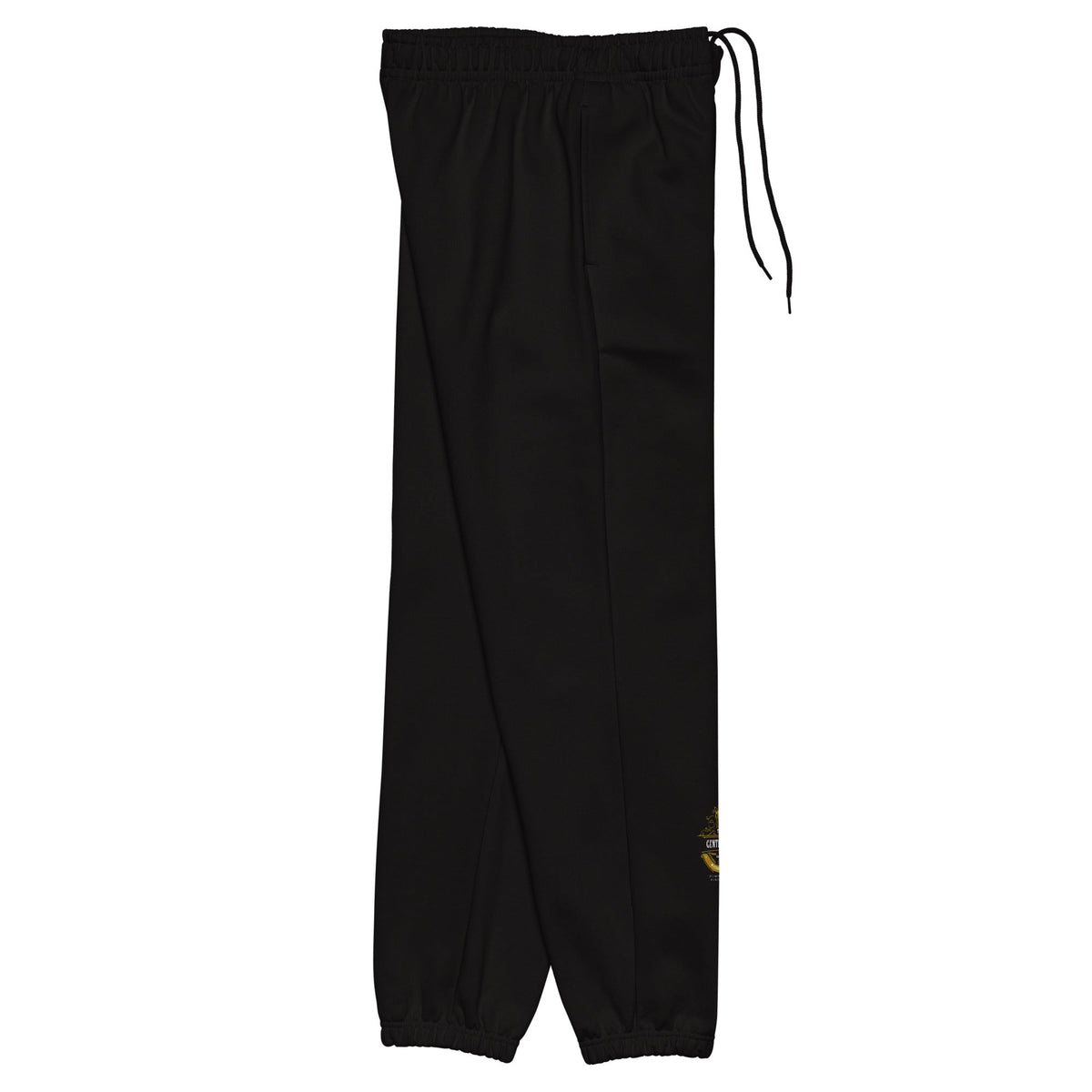 The Gentleman Barber Crest Joggers — Black - The Gentleman Barber Clothing