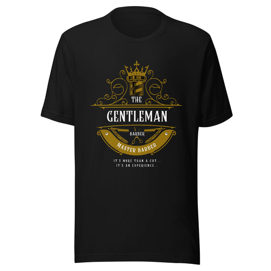 The Gentleman Barber Signature Tee — Black - The Gentleman Barber Clothing