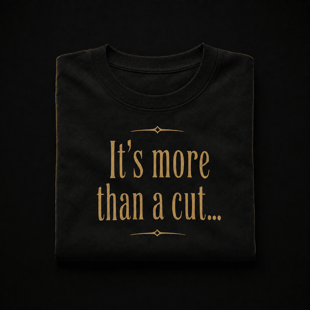 The Signature Tee — Black - The Gentleman Barber Clothing